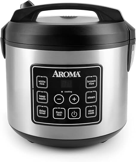 20-Cup Digital Rice Cooker with Multicooker and Steamer