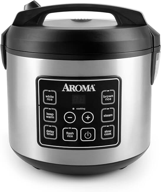20-Cup Digital Rice Cooker with Multicooker and Steamer