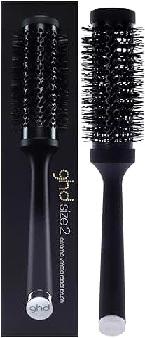 Ceramic Vented Round Brush, 1.3 Inch Barrel