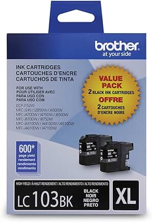 High-Yield Black Ink Cartridges, Pack of 2