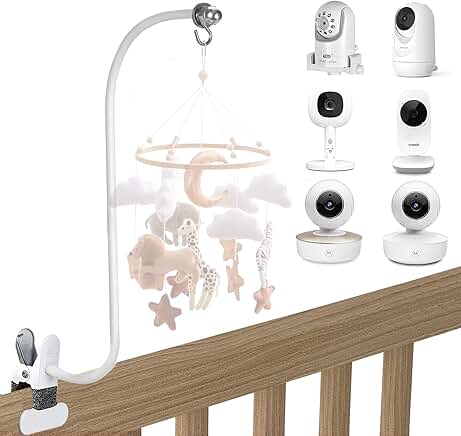 26-Inch Gooseneck Baby Monitor Mount for Most Cameras