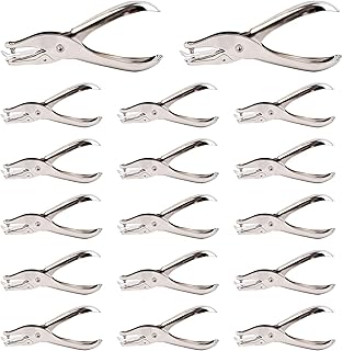 17-Piece 1/8 Inch Circle Hole Punch Set for Crafts and Office
