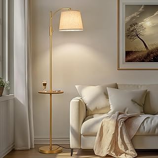 Fully Dimmable Floor Lamp with Adjustable Head