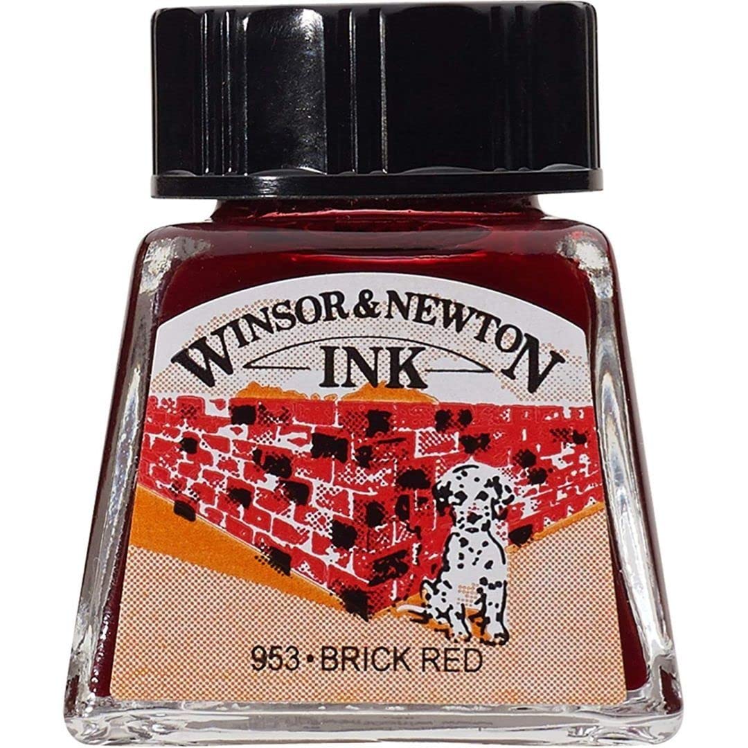 Drawing Ink 14ml Brick Red