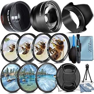 49mm Camera Accessory Bundle with Lenses and Filters
