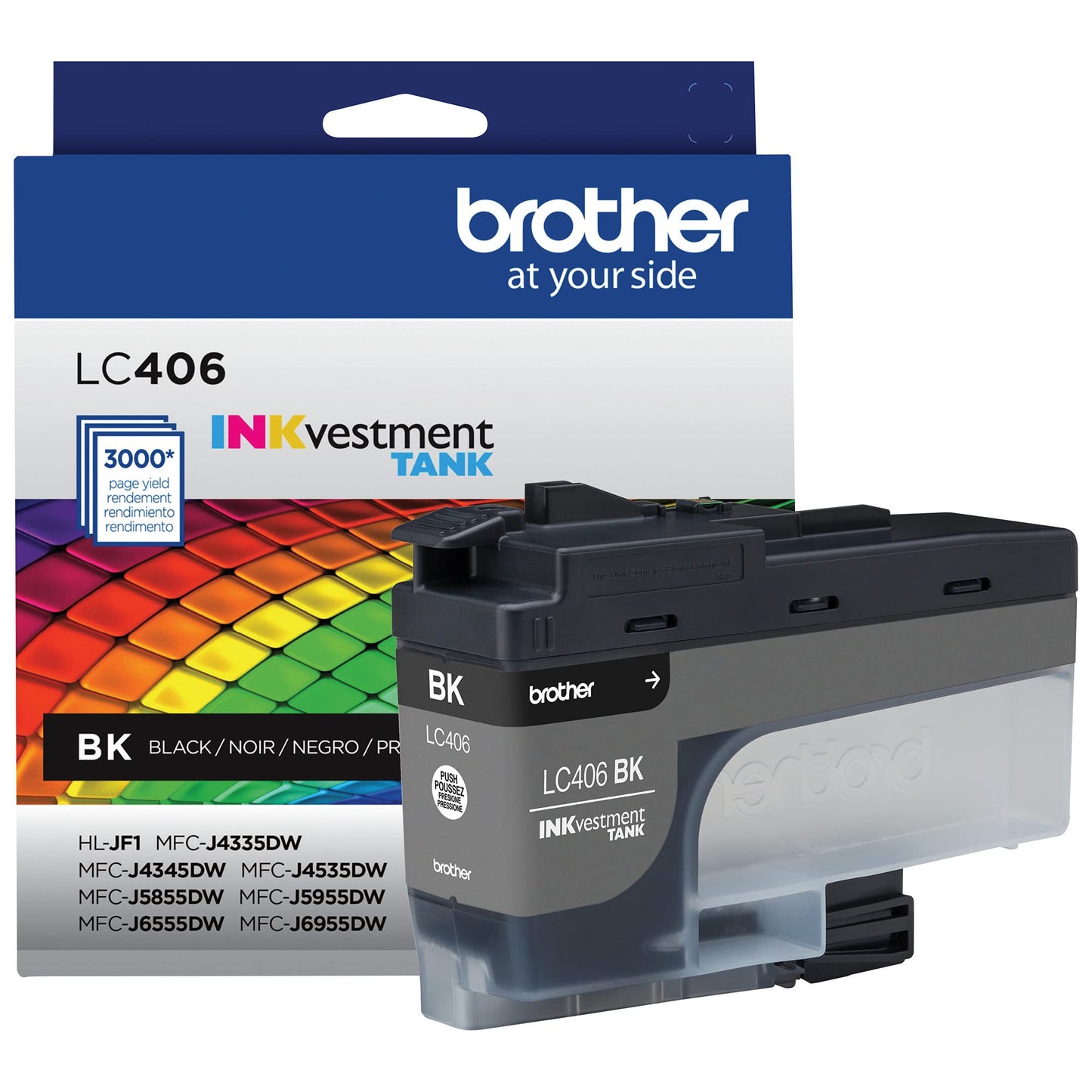 Genuine LC406BK Standard Yield Black INKvestment Tank Ink Cartridge