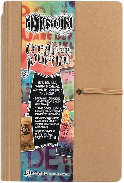 Small 5x8 Creative Journal with Multi-Color Design