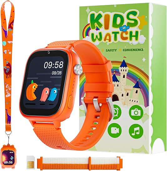 Kids 4G Watch with Games, Calling, SOS Button