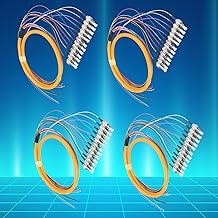 12-Pack 1.2m Singlemode Fiber Optic Pigtails