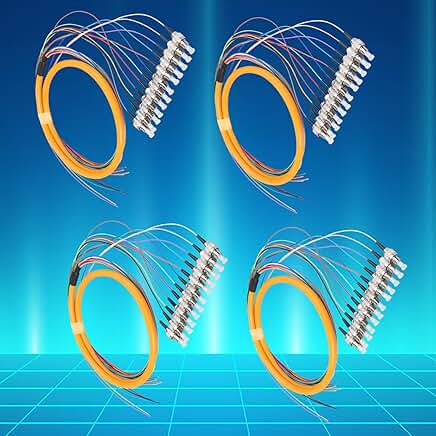 12-Pack 1.2m Singlemode Fiber Optic Pigtails