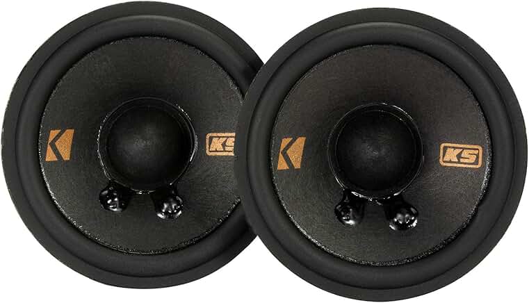 2.75-inch 4-ohm Mid-Range Speakers with Brackets