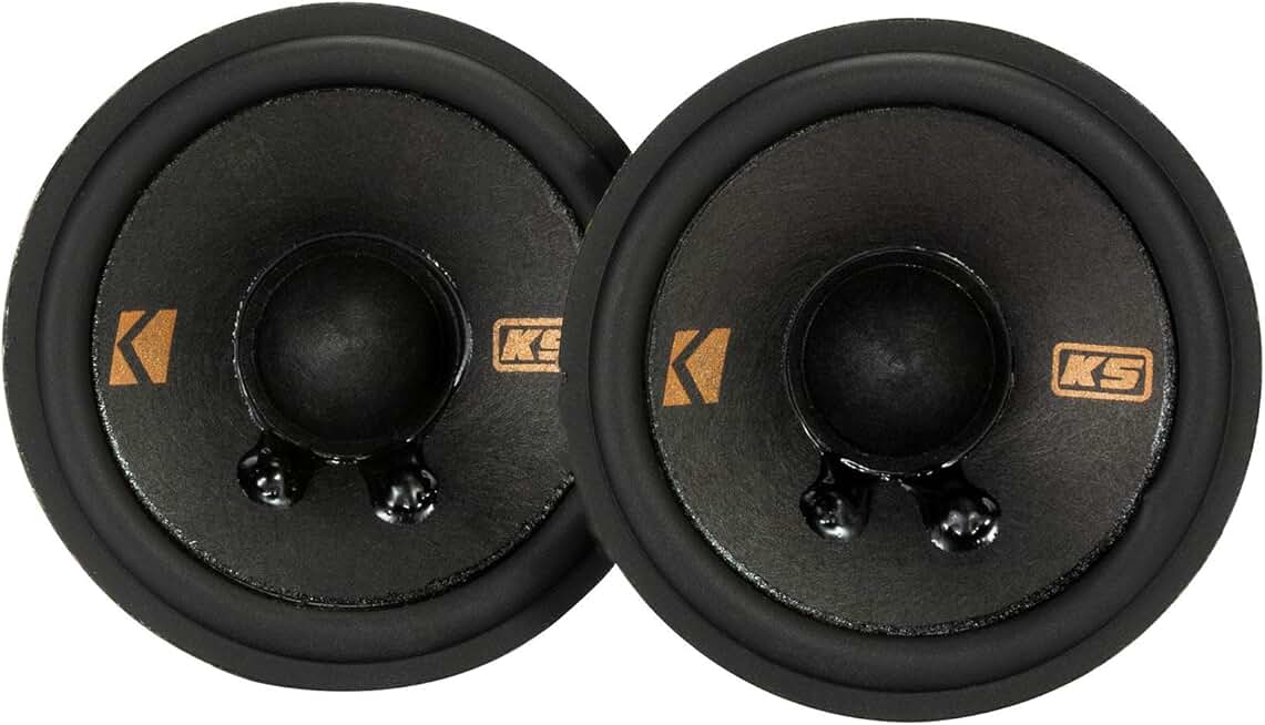 2.75-inch 4-ohm Mid-Range Speakers with Brackets