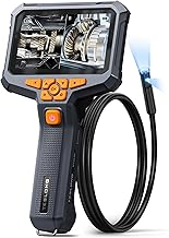 Dual Lens Endoscope Camera with Light, 4.3" HD Snake Borescope Inspection