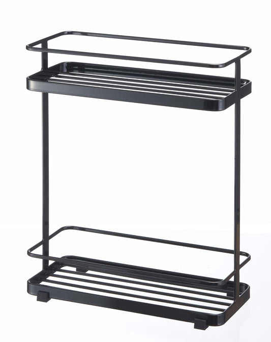 home 6791 Bath Rack-Bathroom Shower Storage Holder, Caddy Shelf Organizer, One Size, Black