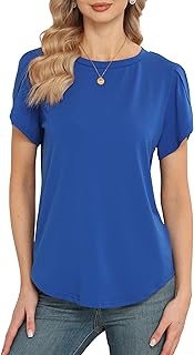 Women's Casual Short Sleeve Round Neck T-Shirt