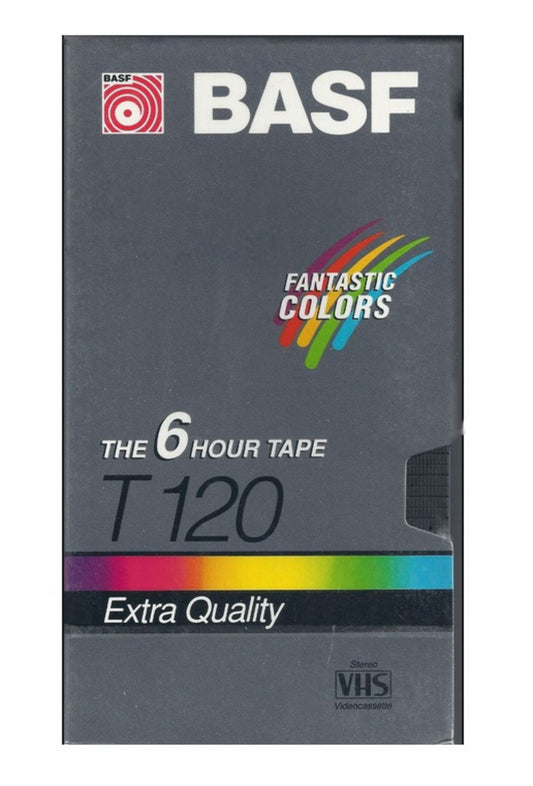 T120 6-Hour VHS Tape Extra Quality