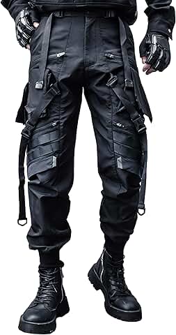 Men's Casual Cargo Jogger Pants with Pockets