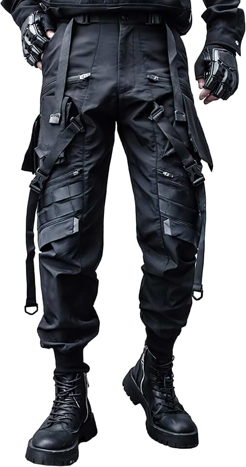 Men's Casual Cargo Jogger Pants with Pockets