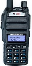 5W GMRS Two-Way Radio with Custom Channels and Weather Features