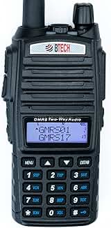 5W GMRS Two-Way Radio with Custom Channels and Weather Features