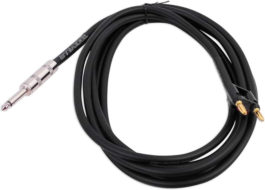 10-Foot 16-Gauge Copper Speaker Cable with Banana Connectors