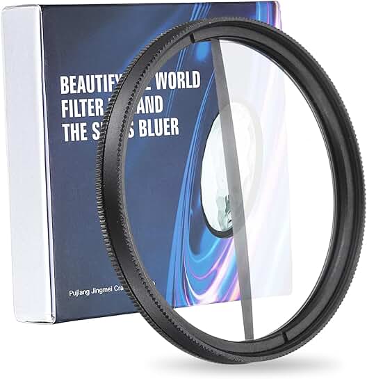 58mm Split Diopter Filter for DSLR, Black