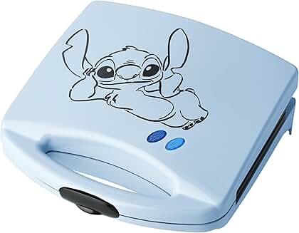 Lilo & Stitch Sandwich Maker with Nonstick Plates