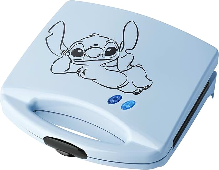 Lilo & Stitch Sandwich Maker with Nonstick Plates