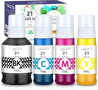Ink refill bottles for compatible printers