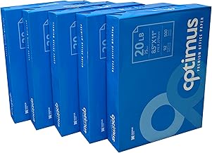 Multi-Use Letter Size Copy and Printer Paper, 2500 Sheets