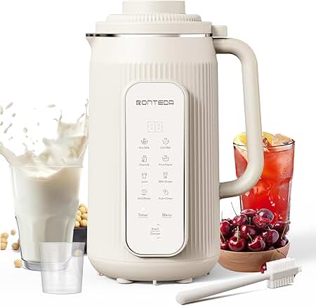 8-in-1 Nut and Plant Milk Maker with Auto-Clean