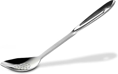 Stainless Steel Slotted Spoon for Kitchen Use