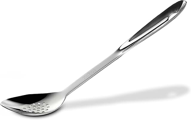 Stainless Steel Slotted Spoon for Kitchen Use