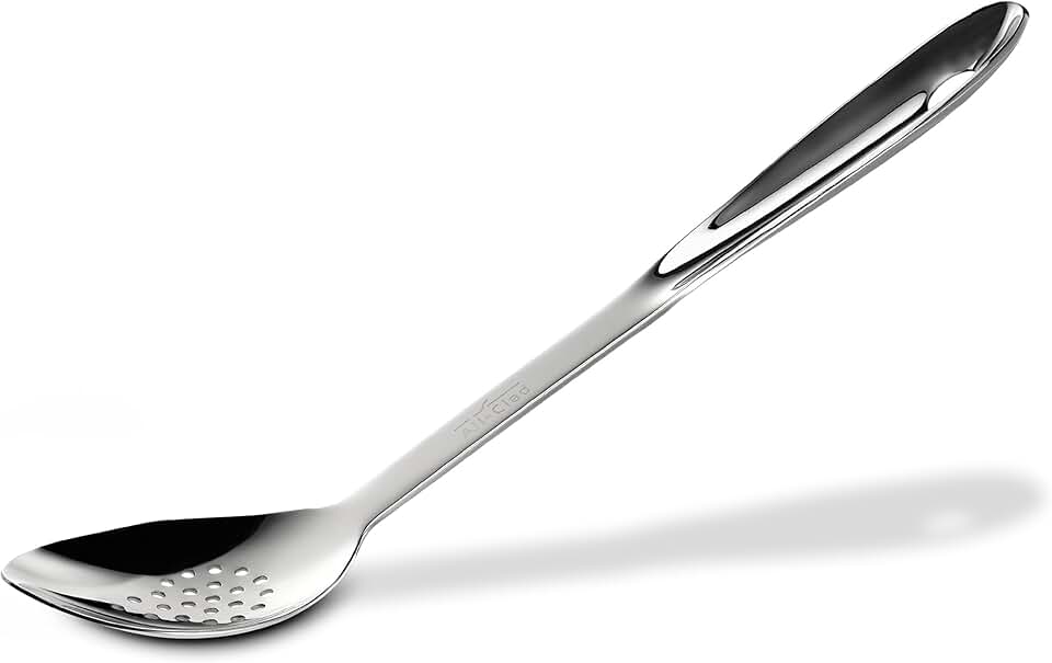Stainless Steel Slotted Spoon for Kitchen Use