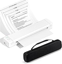 Portable wireless inkless printer for travel and office