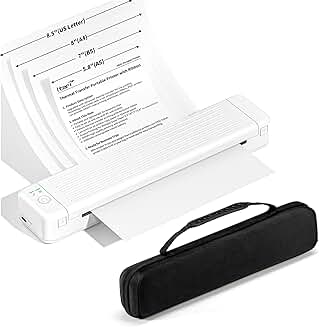 Portable wireless inkless printer for travel and office