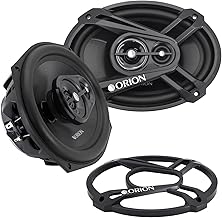 6x9 3-Way Coaxial Car Speakers, 320W, Full Range