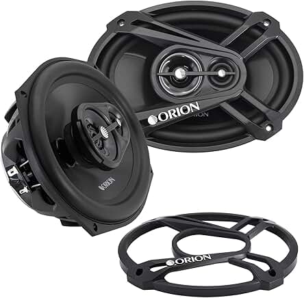 6x9 3-Way Coaxial Car Speakers, 320W, Full Range
