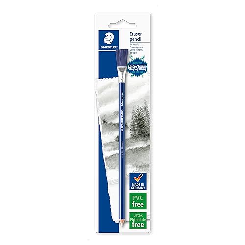 Pack of 12 Pencil Erasers with Brush