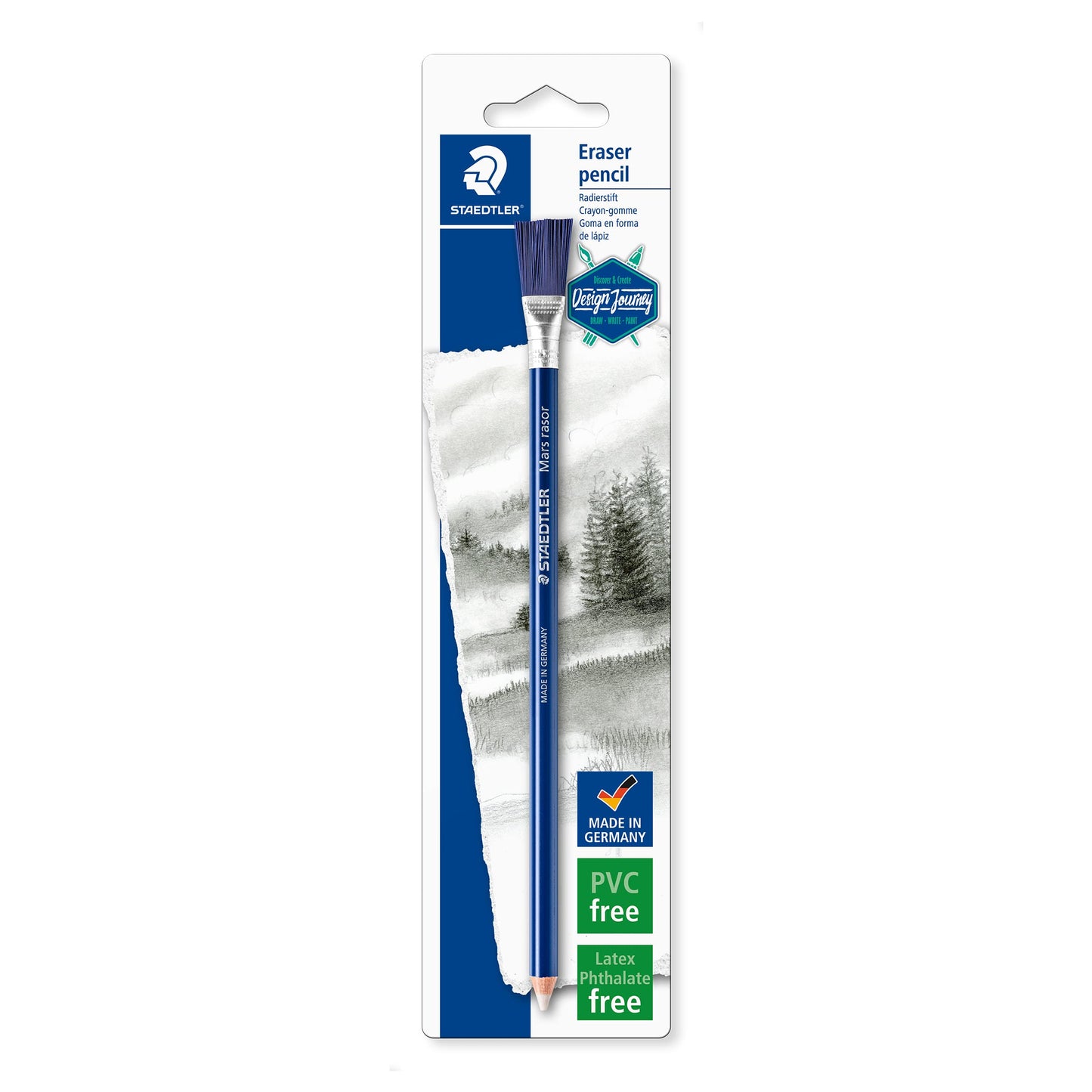 Pack of 12 Pencil Erasers with Brush