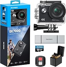 Action Camera with MicroSDXC Card and Accessories Kit
