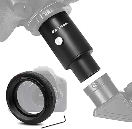 Metal T-Ring Adapter for Canon DSLR with 1.25" Adapter