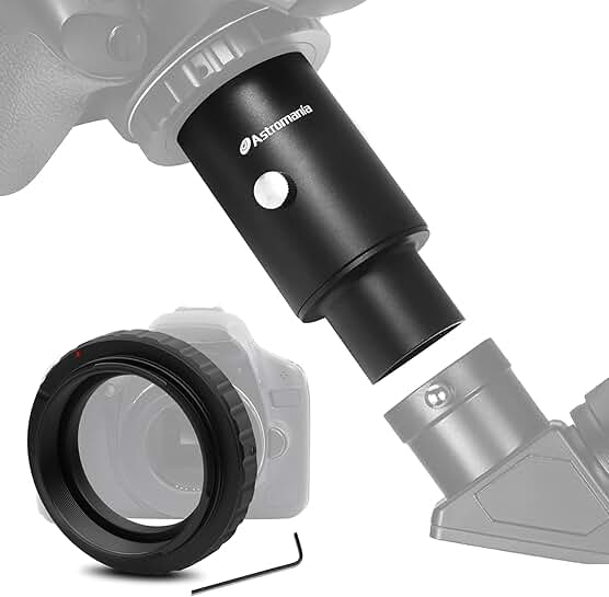 Metal T-Ring Adapter for Canon DSLR with 1.25" Adapter