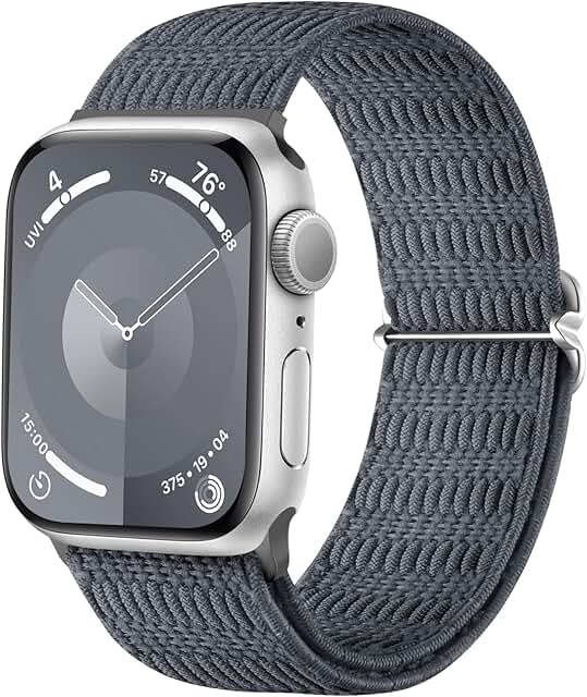 Stretchy Nylon Solo Loop for Smartwatch 38-49mm