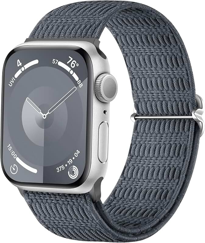 Stretchy Nylon Solo Loop for Smartwatch 38-49mm