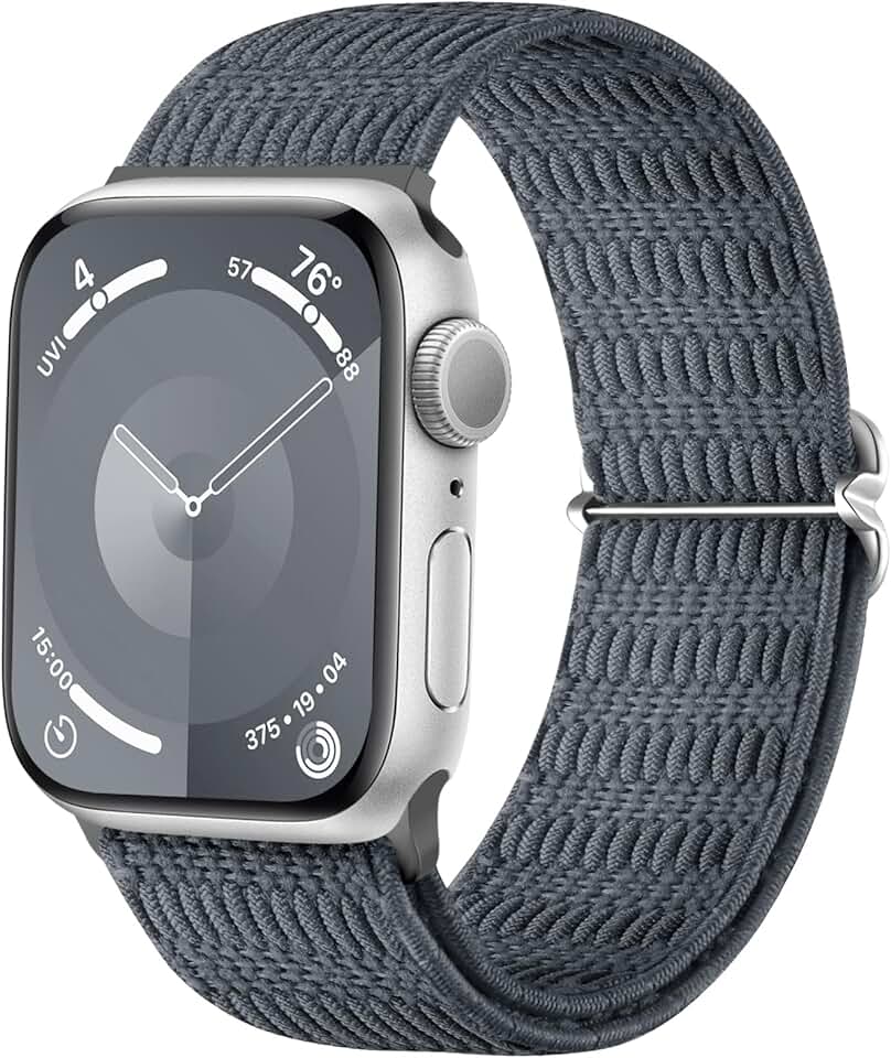 Stretchy Nylon Solo Loop for Smartwatch 38-49mm