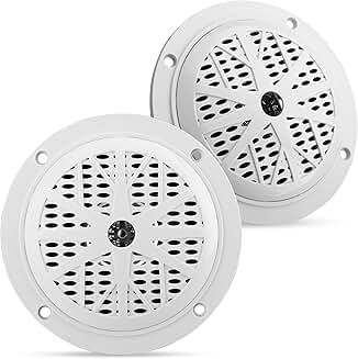 4-Inch Waterproof Marine Speakers, Pair