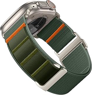 Sport Nylon Watch Band with Metal Buckle