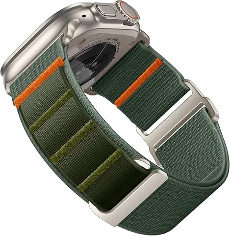 Sport Nylon Watch Band with Metal Buckle