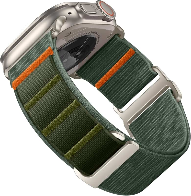 Sport Nylon Watch Band with Metal Buckle